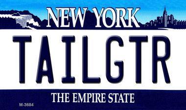 Smart Blonde M-3684 3.5 x 2 in. Tailgtr New York Novelty Metal Magnet 