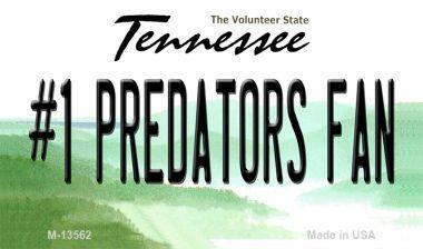 Smart Blonde M-13562 3.5 x 2 in. Number 1 Predators Fan Novelty Metal Magnet 
