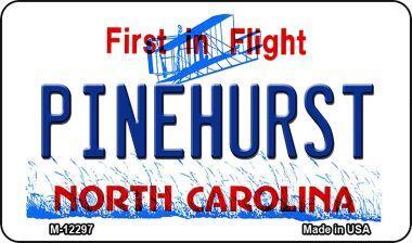 Smart Blonde M-12297 3.5 x 2 in. North Carolina Pinehurst Novelty Metal Magnet 