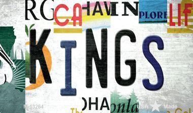 Smart Blonde M-13264 3.5 x 2 in. Kings Strip Art Novelty Metal Magnet 