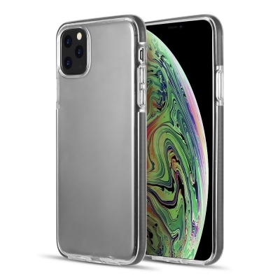 iPhone TCAIP11M-IVB2-BK The Invisible Bumper Ultra Thin Hybrid Case with White Inner Flex Protective Frame for iphone 11 Pro Max - Black 