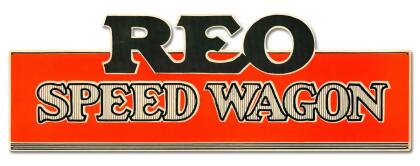 Pasttime Signs AMI016 36 x 13 in. Custom Shape - Reo Speed Wagon Metal Sign 