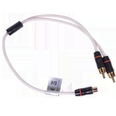 Fusion FUS-010-12621-00 1 Female to 2 Male Twisted Shielded RCA Splitter Cable 