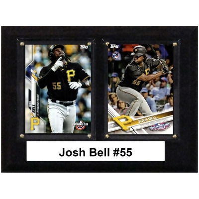 C&I Collectables 68JOSHBELL 6 x 8 in. MLB Josh Bell Pittsburgh Pirates Two Card Plaque 