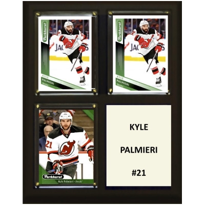 C&I Collectables 810PALMEIRI 8 x 10 in. NHL Kyle Palmieri New Jersey Devils Three Card Plaque 