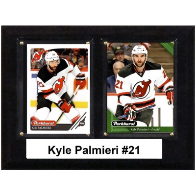 C&I Collectables 68PALMEIRI 6 x 8 in. NHL Kyle Palmieri New Jersey Devils Two Card Plaque 