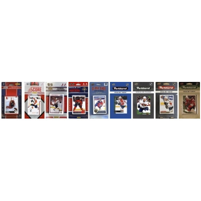 C&I Collectables FLPANTHERS919TS NHL Florida Panthers 9 Different Licensed Trading Card Team Set 