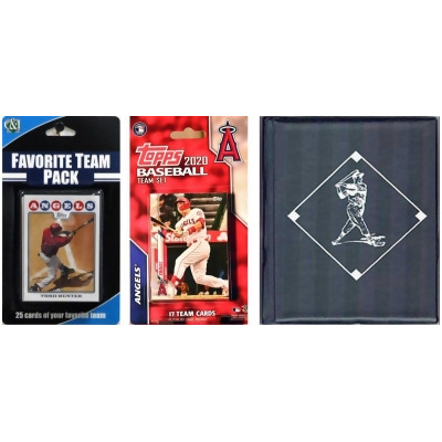 C&I Collectables 2020ANGELSTSC MLB Los Angeles Angels Licensed 2020 Topps Team Set & Favorite Player Trading Cards Plus Storage Album 