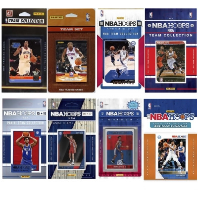 C&I Collectables 76ERS819TS NBA Philadelphia 76ers 8 Different Licensed Trading Card Team Set 