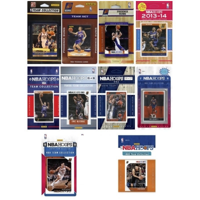 C&I Collectables SUNS1019TS NBA Phoenix Suns 10 Different Licensed Trading Card Team Set 