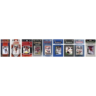 C&I Collectables DEVILS919TS NHL New Jersey Devils 9 Different Licensed Trading Card Team Set 