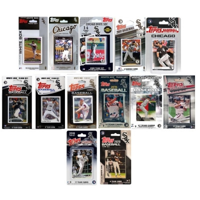 C&I Collectables WSOX1320TS MLB Chicago White Sox 13 Different Licensed Trading Card Team Set 