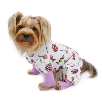 Klippo KBD083-M Ultra Soft Plush Minky Sweet Candies Pajamas - Medium 