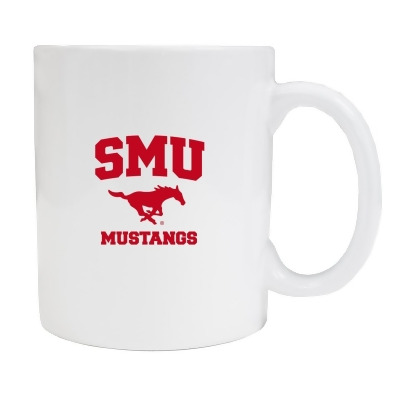 R & R Imports MUG2-C-SMU19 W Southern Methodist University White Ceramic Coffee Mug - Pack of 2 