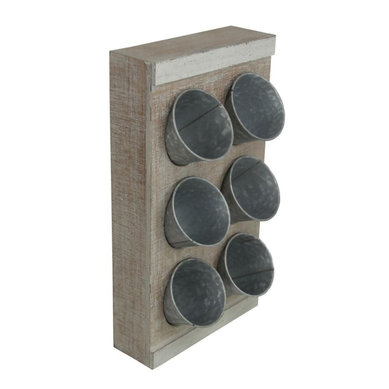 Cheungs 5136 6 Pot Wood Frame Wall Decor Cheungs 5136 6 Pot Wood Frame Wall Decor