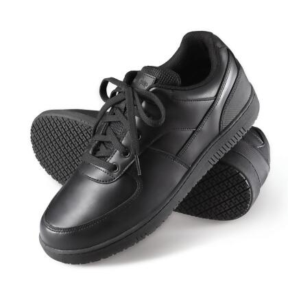 Genuine Grip 2010 Mens Slip-Resistant Athletic Work Shoes Wide Black