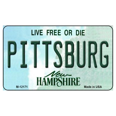 Smart Blonde M-12171 3.5 x 2 in. Pittsburg New Hampshire Novelty Metal Magnet 