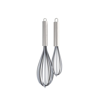 Core Home 6012600 Gray Silicone & Stainless Steel Whisk Set 