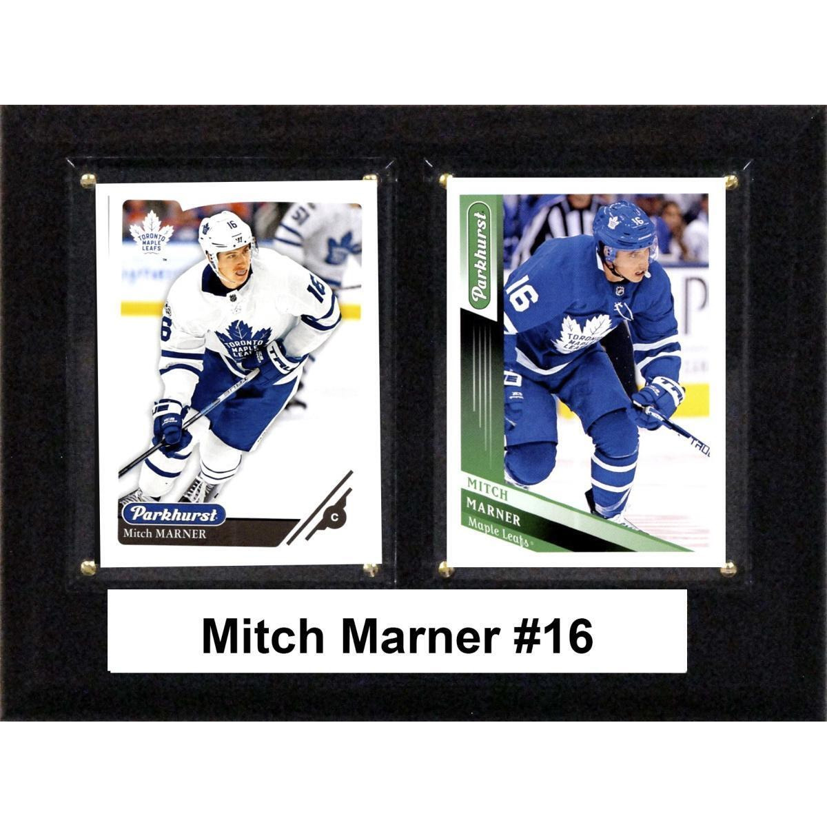 C&I Collectables 68MARNER 6 x 8 in. NHL Mitch Marner Toronto Maple Leafs Two Card Plaque