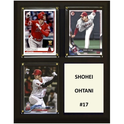 C&I Collectables 810OHTANI 8 x 10 in. NHL Shohei Ohtani Arizona Coyotes Three Card Plaque 