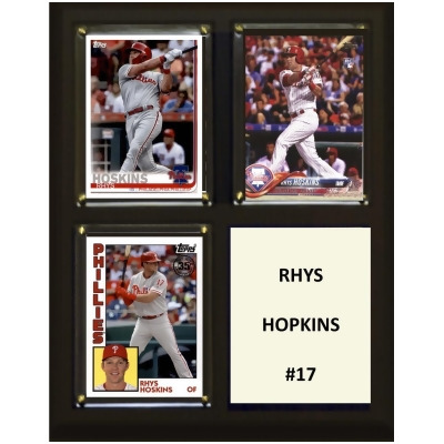 C&I Collectables 810HOSKINS 8 x 10 in. NHL Rhys Hoskins Arizona Coyotes Three Card Plaque 