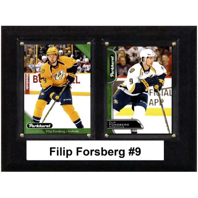 C&I Collectables 68FFORSBERG 6 x 8 in. NHL Filip Forsberg Nashville Predators Two Card Plaque 