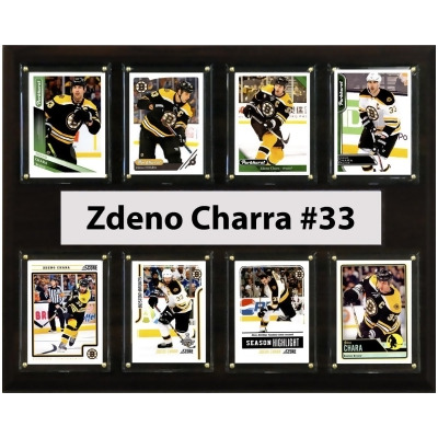 C&I Collectables 1215CHARA8C 12 x 15 in. NHL Zdeno Chara Boston Bruins 8 Card Plaque 