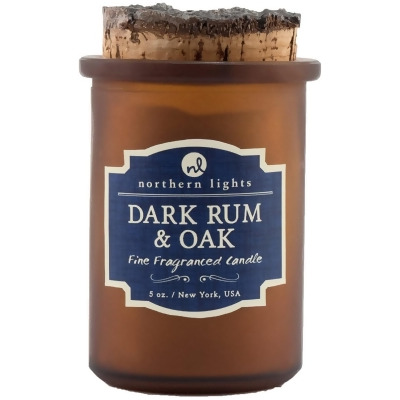 Northern Lights 353888 5 oz Dark Rum & Oak Scented 35-Hours Spirit Jar Candle for Unisex 