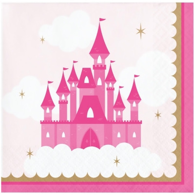 Creative Converting 344445 5 x 5 in. Napkins for Princess Drinks - 192 Count 