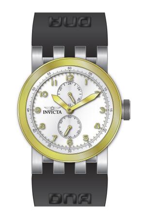 Invicta 31783 Mens DNA Quartz Chronograph Antique Silver Dial Watch 