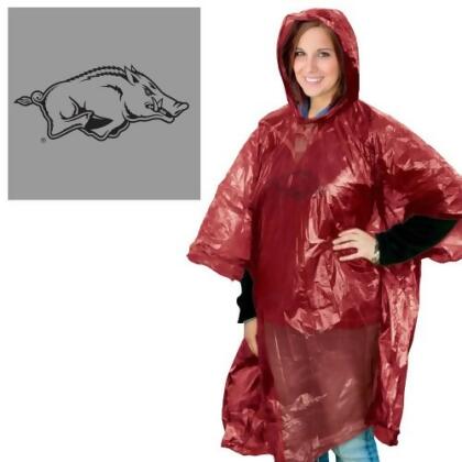 Wincraft 9960625260 NCAA Arkansas Razorbacks Rain Poncho 