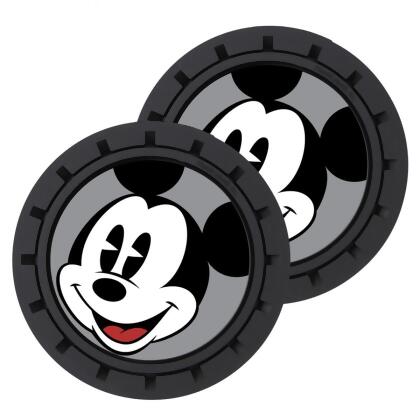 Mickey Mouse 808044 Disney Mickey Mouse Car Cup Holder Coaster - Pack of 2 