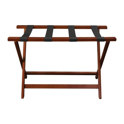 Casual Home 102-13 30 in. Heavy Duty Extra Wide Luggage Rack - Walnut 