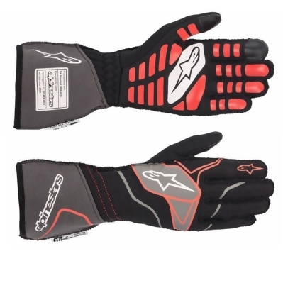Alpinestars USA ALP3550320-1036-L Tech-1 ZX Gloves, Black & Red - Large 