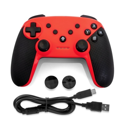 Gamefitz GF13-004RED Wireless Controller for The Nintendo Switch - Red 