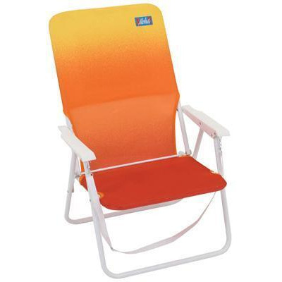 Rio Brands SC515-TS Aloha Collection Sun N Sport 1 Position Folding Beach Chair - Assorted Colors 