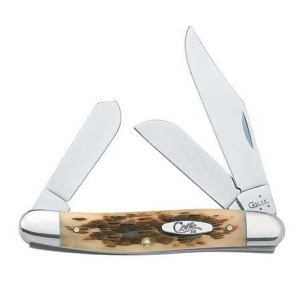 Case Stockman Amber Bone Pocket Knife - All