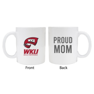 R & R Imports MUG-C-WKU20 WMOM Western Kentucky Hilltoppers Proud Mom White Ceramic Coffee Mug 