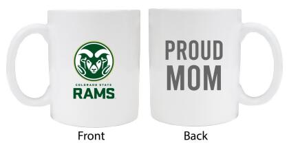 R & R Imports MUG-C-COL20 WMOM Colorado State Rams Proud Mom White Ceramic Coffee Mug 