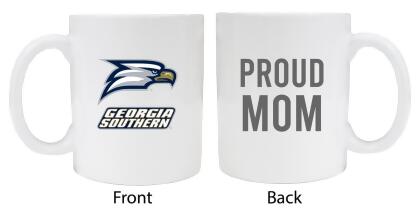 R & R Imports MUG-C-GES20 WMOM Georgia Southern Eagles Proud Mom White Ceramic Coffee Mug 