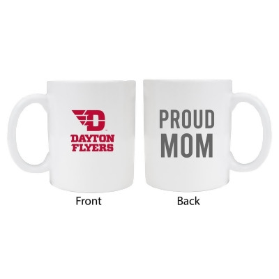 R & R Imports MUG-C-DAY20 WMOM Dayton Flyers Proud Mom White Ceramic Coffee Mug 