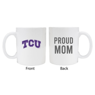 R & R Imports MUG-C-TCU20 WMOM Texas Christian University Proud Mom White Ceramic Coffee Mug 