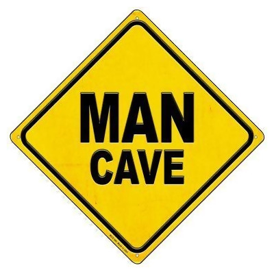 Smart Blonde MCX-365 8.5 in. Man Cave Novelty Mini Metal Crossing Sign 