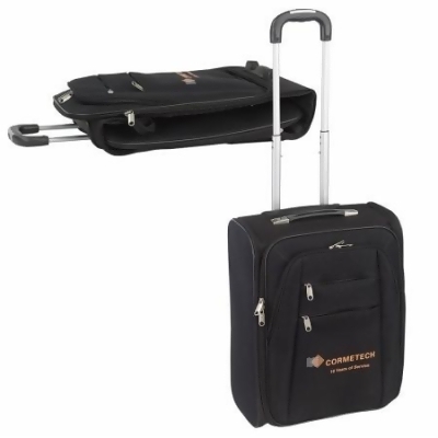 Preferred Nation P9028 BLK Folding Luggage Non Leather - Black 
