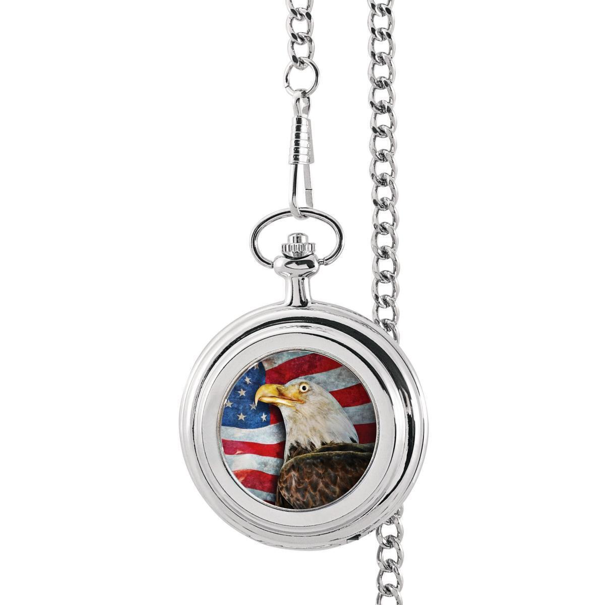 UPM Global 15651 American Bald Eagle Colorized JFK Half Dollar Pocket Watch