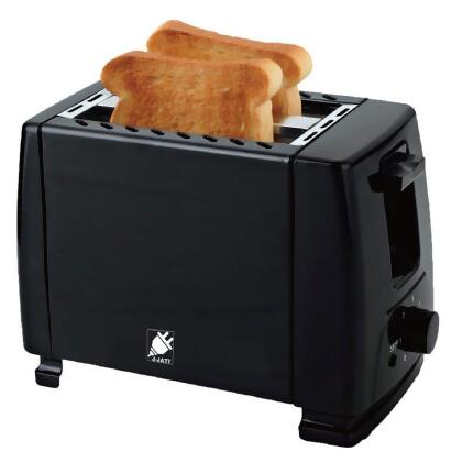 J-Jati TS007 900W 2 Slice Toaster Wide Slot Compact Toaster with Defrost, Bagel & Cancel