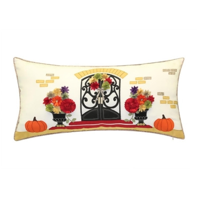 Levinsohn Textile EAH093XX681035 Edie & Home Indoor & Outdoor Harvest Welcome Home Decorative Pillow 