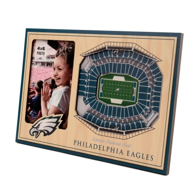 YouTheFan 9025368 NFL Philadelphia Eagles 3D StadiumViews Picture Frame - Lincoln Financial Field 