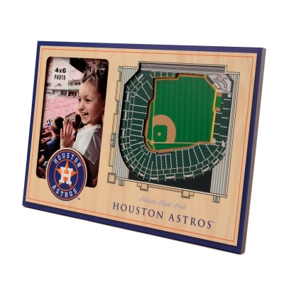 YouTheFan 9021575 MLB Houston Astros 3D StadiumViews Picture Frame - Minute Maid Park 