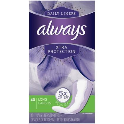 Procter & Gamble 37451700 Always Dailies Feminine Pad - Pack of 40 - Always Dailies Feminine Pad We are devoted to providing the Medical products you need, all affordably priced, to cater your medical requirements where and when needed. Find affordable items for patients and caregivers in top quality for...